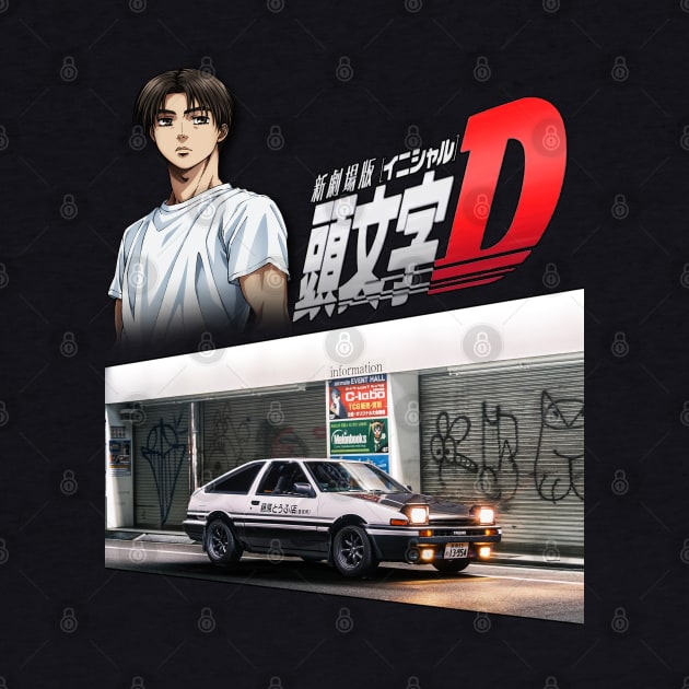 takumi initial d - street night picture by BEBAS BERSUARA